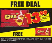 Glen Tagless Teabags Teabags-100's