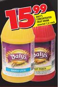 Daly's Concentrated Fruit Drink Assorted-1.5L Each