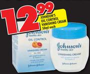 Johnson's Oil Control Vanishing Cream-50ml Each