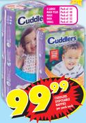Cuddlers Disposable Nappies-Per Pack