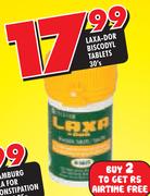 Laxa-Dor Biscodyl Tablets-30's
