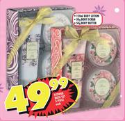 Flower Bath Set 3-Piece Each