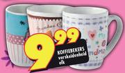 Koffiebekers Verskeidenheid Elk