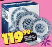 Royal England Porcelain Dinner Set-12 Piece Each