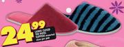 Ladies Closed Toe Hotel Slippers Assorted Sizes -Per Pair