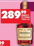 Hennessy Vs Cognac-750Ml Each