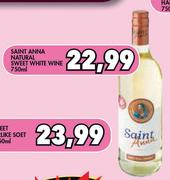 Saint Anna Natural Sweet White Wine-750Ml 