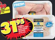 Farmbest 5-Piece/10-Piece Fresh Chicken Braaipack-Per kg Each