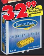 Pastry Pride Sausage Rolls Assorted-30's