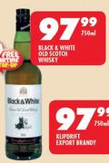Black & White Old Scotch Whisky-750ml