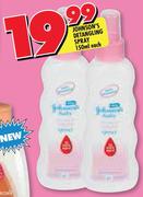 Johnson's Detangling Spray-150ml Each