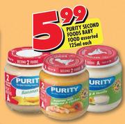 Purity Second Foods Baby Food Assorted-125ml Each