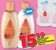Johnson's Baby Soft & Shiny Shampoo/Conditioner-120ml Each