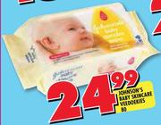 Johnson's Baby Skin Care Veedoekies-80's