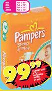 Pampers Sleep & Play Disposable Nappies-Per Pack