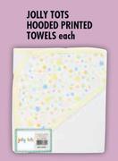 Jolly Tots-Hooded Printed Towels Each