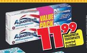 Aquafresh Toothpaste Assorted-2 x 100ml