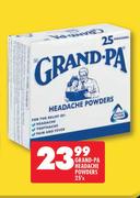 Grand-Pa Headache Powders-25's