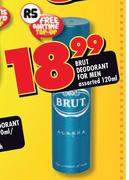 Brut Deodrant For Men Assorted-120ml