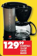Essentials 10-Cup Coffee Maker