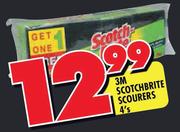 3M Scotchbrite Scourers-4's
