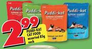 Puddi-Kat Cat Food-85gm Each-