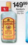 Gordon's London Dry Gin-1Ltr