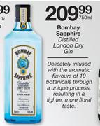 Bombay Sapphire Distilled London Dry Gin-750ml