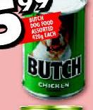 Butch Dog Food Assorted-425g Each