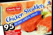 County Fair Chicken Steaklets-400gm