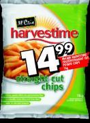 McCain Harvestime frozen Straight Cut Potato Chips-1kg