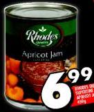 Rhodes Quality Apricot Jam-450gm