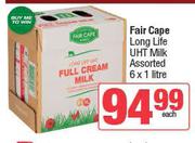 Fair Cape Long Life UHT Milk Assorted-6 x 1L Each