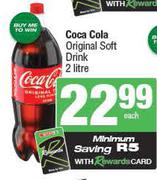 Coca Cola Original Soft Drink-2L Each