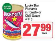 Lucky Star Pilchards In Tomato Or Chilli Sauce-400g Each