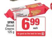 Spar Biscuit Creams-125g Each