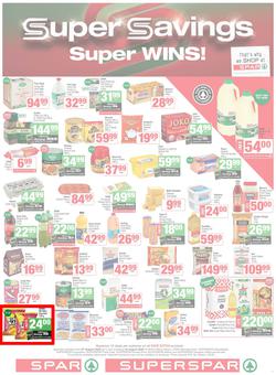 SPAR & SUPERSPAR Western Cape : Super Savings (07 August - 24 August 2025), page 1
