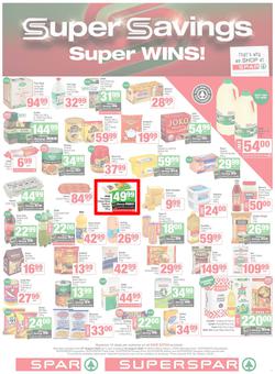 SPAR & SUPERSPAR Western Cape : Super Savings (07 August - 24 August 2025), page 1