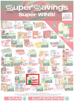 SPAR & SUPERSPAR Western Cape : Super Savings (07 August - 24 August 2025), page 1