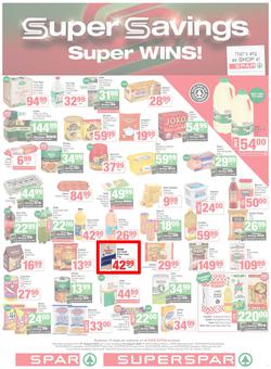 SPAR & SUPERSPAR Western Cape : Super Savings (07 August - 24 August 2025), page 1