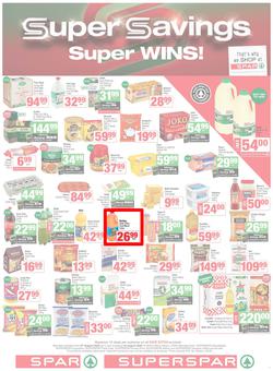 SPAR & SUPERSPAR Western Cape : Super Savings (07 August - 24 August 2025), page 1
