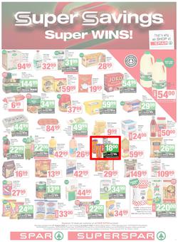 SPAR & SUPERSPAR Western Cape : Super Savings (07 August - 24 August 2025), page 1