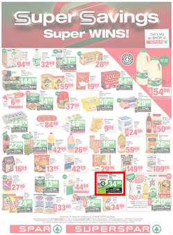 SPAR & SUPERSPAR Western Cape : Super Savings (07 August - 24 August 2025), page 1