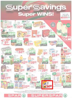SPAR & SUPERSPAR Western Cape : Super Savings (07 August - 24 August 2025), page 1