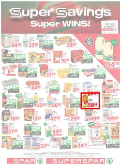 SPAR & SUPERSPAR Western Cape : Super Savings (07 August - 24 August 2025), page 1
