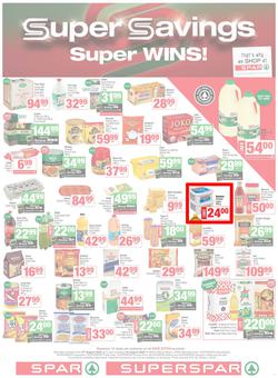 SPAR & SUPERSPAR Western Cape : Super Savings (07 August - 24 August 2025), page 1