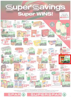 SPAR & SUPERSPAR Western Cape : Super Savings (07 August - 24 August 2025), page 1