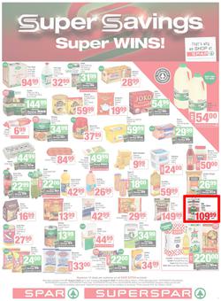 SPAR & SUPERSPAR Western Cape : Super Savings (07 August - 24 August 2025), page 1