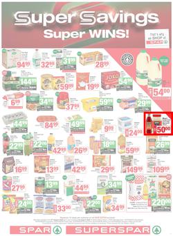 SPAR & SUPERSPAR Western Cape : Super Savings (07 August - 24 August 2025), page 1