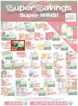 SPAR & SUPERSPAR Western Cape : Super Savings (07 August - 24 August 2025), page 1